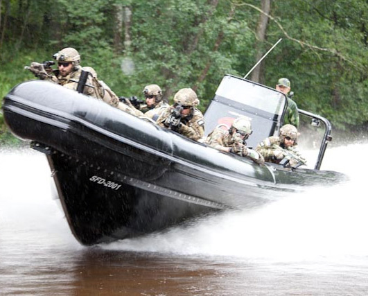 New Designed Blue Spirit Military Rib